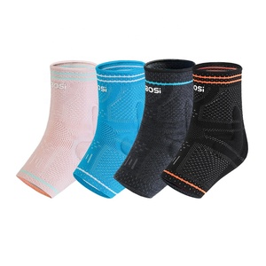 VBOSi 0087 3D örme ayak bileği Brace çalışan basketbol koruma için kaymaz silikon şok emme sıkıştırma desteği - Product Image 6