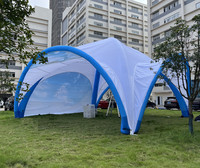 Tente gonflable de sport d'exposition d'événement chapiteau d'air extérieur annonçant l'auvent gonflable de belvédère tente scellée par air