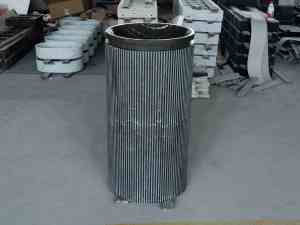 Lavabo a Colonna Rotondo Scanalato in Marmo Nero Marquina SH STONE, Lavandino Moderno Lucidato Ecologico per <span class=keywords><strong>Bagno</strong></span> - Product Image 6