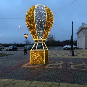 Colorful Hot Air <b>Balloon</b> Motif Light for Theme Park Entrance Mall Area and Seasonal Celebration Decoration - Product Image 6