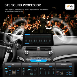 Lecteur multimédia de voiture Unité principale stéréo de voiture 10pouces Radio Android 8+256G Carplay Screen pour Tacoma 2015+ - Product Image 6