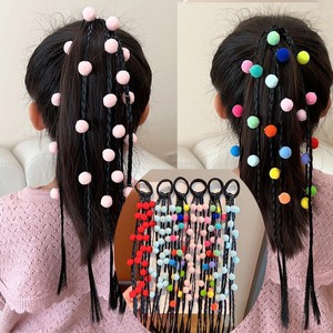 Trẻ Em Cô Gái Tóc Mở Rộng Bóng Bện Tóc Giả Đuôi Ngựa Tóc Quan hệ Cao Su Ban Nhạc Tóc Ban Nhạc Mũ Nón Phụ Kiện - Product Image 2