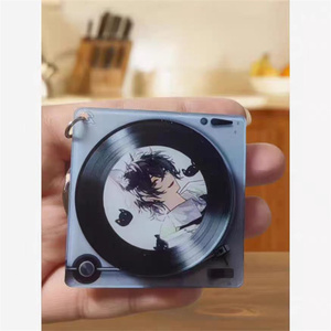 Llavero inteligente personalizado de acrílico con mini CD, tarjeta de acceso NFC, etiqueta musical, resistente al agua, toque para reproducir, <span class=keywords><strong>regalo</strong></span>. - Product Image 4