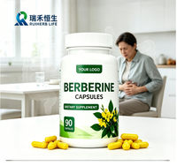 Capsules de berbérine pour marque privée – Complément alimentaire naturel à base de plantes pour l'adaptation quotidienne du corps et le maintien du bien-être