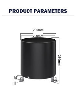 Capteur de pluie <span class=keywords><strong>intelligent</strong></span> IOT/AIOT/4~20mA ABS RS485 SDI-12 Impulsion Polycarbonate Jauge de pluie à godet basculant <span class=keywords><strong>Pluviomètre</strong></span> - Product Image 2
