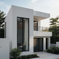 Ventana Fija Panorámica OUNA, Diseño de Aluminio con Marco Delgado, Apariencia Minimalista para Hotel o Villa, Color y Tamaño Personalizables