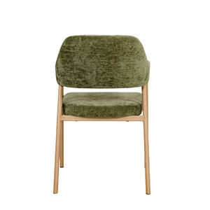 Atacado Nórdico Elegante Design Moderno Cadeira Do Restaurante Tecido Estofado Cadeiras De Jantar Com Pés De Metal - Product Image 4