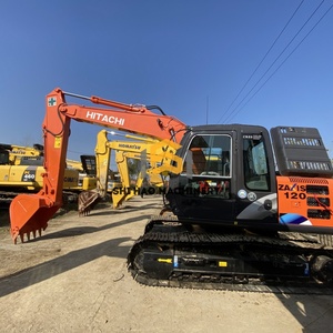 Excavadora de cadenas Hitachi ZX120 usada de 12 toneladas, rendimiento confiable para sitios de construcción y proyectos de infraestructura - Product Image 1