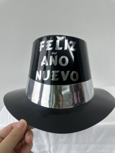 Decorazioni per <span class=keywords><strong>Capodanno</strong></span> 2025, Cappello da Cowboy in Carta per Trucco, <span class=keywords><strong>Cappelli</strong></span> per Festa di <span class=keywords><strong>Capodanno</strong></span>, Accessori per Forniture per Feste di Fine Anno - Product Image 4