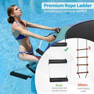 Trampoline flottant de 10 pieds avec gonfleur de 500 W, capacité de 330 livres - Product Image 5