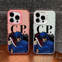 Coque de Téléphone Anqu Élégante en TPU Anti-Choc Peinte aux UV, IMD Motif Dessin Animé, pour iPhone 11-15/16, Tendance