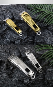 Tondeuse à cheveux professionnelle rechargeable 2 en 1 Jinding, nouvelle, personnalisée, pour homme, tondeuse électrique pour barbier - Product Image 2