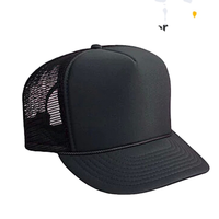 Gorras deportivas Gorra de béisbol de red personalizada Sombrero de malla en blanco Cuerda promocional Sombreros de camionero de espuma con cuerda