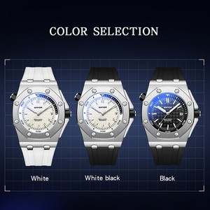 Reloj de Pulsera de Cuarzo para Hombre SANDA 7032, Cristal Azul, Calendario Simple, Resistente al Agua, Reloj de Negocios de Moda para Hombre - Product Image 3