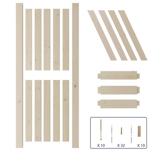 Rhetech BSCI cấp giấy chứng nhận k-frame thiết kế hiện đại chưa hoàn thành rắn gỗ thông cửa cho nhà nội thất sàn gỗ trượt <span class=keywords><strong>Barn</strong></span> cửa - Product Image 3