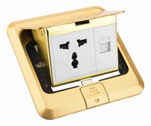 <span class=keywords><strong>Enchufe</strong></span> de Piso Emergente MAADN, Estándar Americano, <span class=keywords><strong>Enchufe</strong></span> Empotrado en el Piso para Muebles de Escritorio, 15A IP44 - Product Image 4