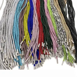 S528 cordas de strass com capuz, moda com strass, corda personalizada, de cristal, com strass