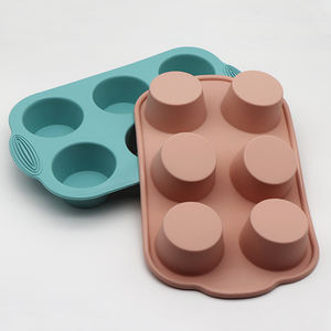 Moule à muffins en silicone sans BPA 6 cavités, antiadhésif, qualité alimentaire, rectangulaire, pour cupcakes et gâteaux, modèle 2026 - Product Image 6