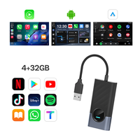 Boîtier AI sans fil CarPlay Android Auto 2-en-1 : Boîtier de streaming intelligent avec Netflix YouTube HDMI pour la vente en gros automobile OEM