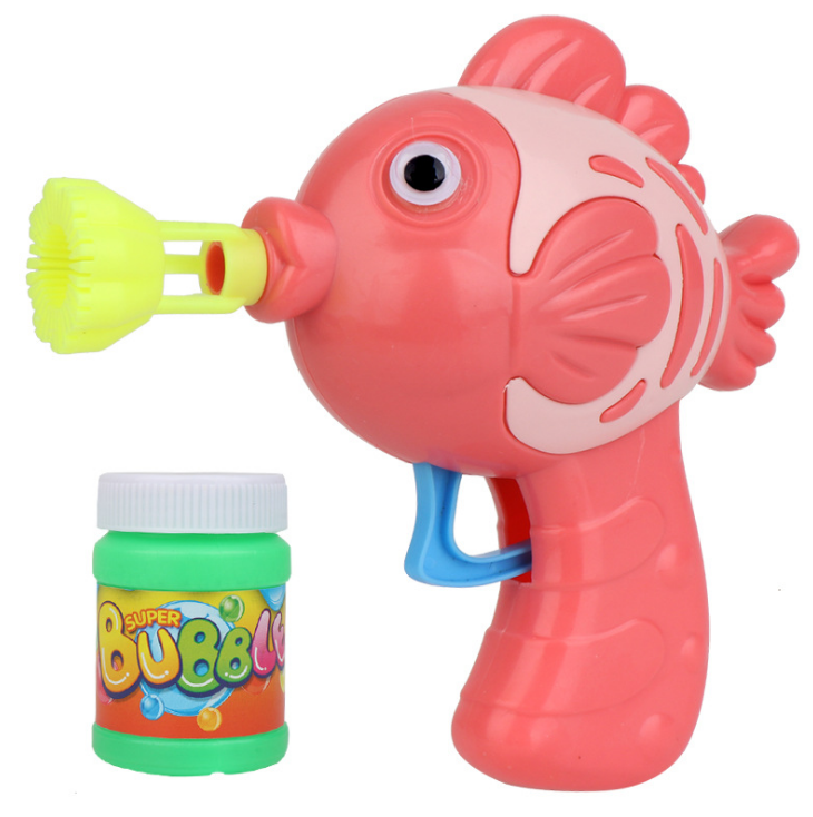 Рыба ручная инерция выдувание пузырьковый пистолет детские игрушки мультфильм Лето Горячая Распродажа небольшие подарки оптовая продажа