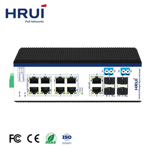 Thâm Quyến Bán Hot Kim Loại Shell 8 Cổng Gigabit Quang <span class=keywords><strong>Bypass</strong></span> L2 Quản Lý PoE Ethernet <span class=keywords><strong>Switch</strong></span> Với 2 Gigabit BT90W Cổng - Product Image 1