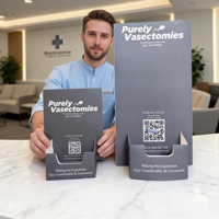 Support de brochure en carton personnalisé, présentoir de comptoir, porte-dépliants en papier pour cartes de visite, présentoir promotionnel POS