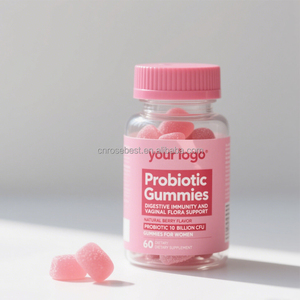 Private Label Factory Wholesale Mixed Berry Flavor Sugar <strong>Free</strong> Fiber Gummies <strong>Probiotic</strong> Formula Antioxidant For Adults - Product Image 1