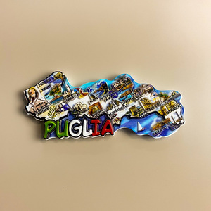 Tem dán tủ lạnh 3D nổi hình các thành phố du lịch châu Âu, quà lưu niệm du lịch, ý tưởng mới - Product Image 4