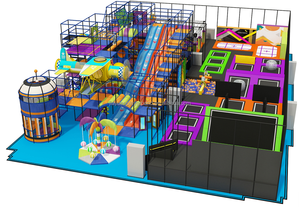 Bản vẽ thiết kế độc quyền tùy chỉnh thiết bị thương mại trong nhà công viên <span class=keywords><strong>Trampoline</strong></span> - Product Image 2