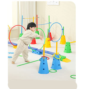 Vientiane combinaison jouets d'entraînement sensoriel en plastique ensemble extérieur agilité entraînement Sport conseil cerceau - Product Image 5