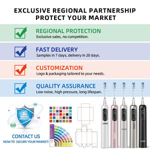 Fabrik Großhandel Sonic Vibration Zahnbürste für empfindliche und Zahnspangen Benutzer definiertes Logo für Geschenkset Reisen und Supermarkt - Product Image 2