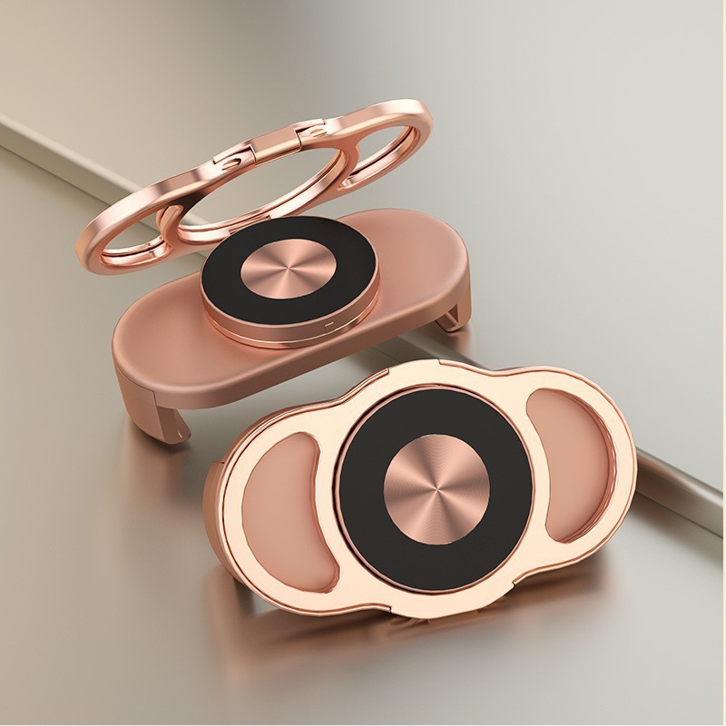 Three-finger magnetic back clip [Rose Gold]