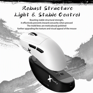 <span class=keywords><strong>เมาส์</strong></span>เกมมิ่งไร้<span class=keywords><strong>สาย</strong></span> ZORNHER ErgoFlux9 Snow Blade สีขาว น้ำหนักเบา รองรับสามโหมด ใช้เซ็นเซอร์ PAW3950 ความละเอียด 8K แบตเตอรี่คู่ ออกแบบตามหลักสรีรศาสตร์ สำหรับมือขวา - Product Image 3