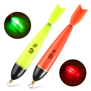 Palmer 5G 10G Tự Động Thay Đổi Màu Sắc Nổi Ánh Sáng Tên Lửa Đuôi Câu Cá <span class=keywords><strong>Float</strong></span> Nhựa Câu Cá Nổi Với Ánh Sáng Cho Câu Cá - Product Image 2