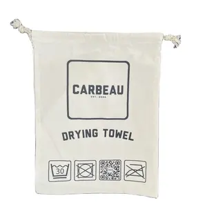 Wholesale Suppliers Linen material Hotel Laundry Bags with Customized Size