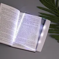 Lampe de Lecture LED Intérieure Rechargeable USB pour Étudiant, Lumière de Lecture pour Livre à Luminosité Réglable, Veilleuse de Livre, Lampe pour Tablette