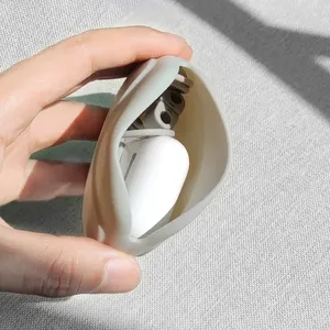 Silicone <b>Mini</b> Key <b>Box</b> Lipstick <b>Storage</b> Bag Green Light Gray Red Earphone Data Cable <b>Storage</b> <b>Box</b> Flexible Plastic for Travel - Product Image 5