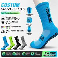 Chaussettes de sport antidérapantes avec logo, vente en gros pour le football, la gym, le sport, chaussettes athlétiques avec option de logo personnalisé, antidérapantes pour hommes