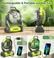 Ventilateur de table numérique USB rechargeable professionnel pour bureau, avec support, pour retour et remplacement