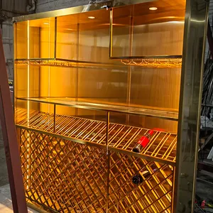 Commercial High-end Atmospheric Winery Display Wine Rack Display Cabinet