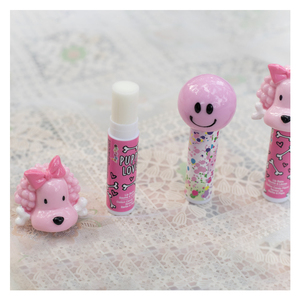 Bálsamo labial hidratante para niños, cara sonriente, forma de oveja rosa, personalizado - Product Image 5