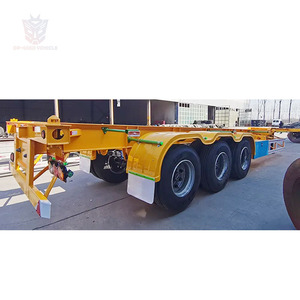 Prix usine 3 Axl 40ft squelette châssis semi-remorque conteneur squelette Transport squelette camion semi-remorque - Product Image 2