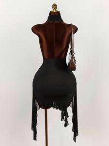 Viviblook Z0112DS01 Vestidos de Mujer, Disfraces de San Valentín, Elegante Vestido de Fiesta Corto, Sexy, Ajustado, Irregular, con Espalda Descubierta - Product Image 6