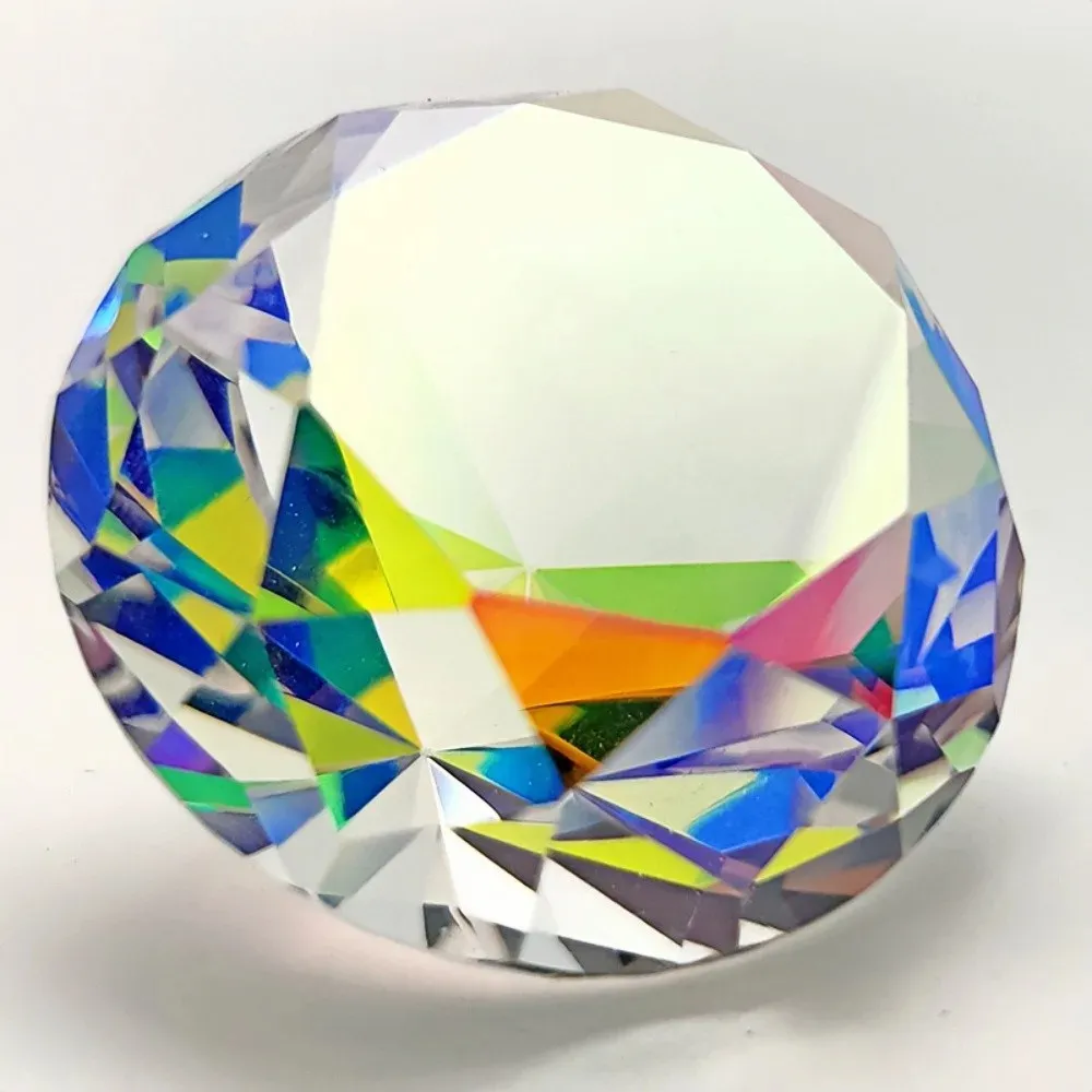 Onore di cristallo AB colorato K9 diamante di cristallo trasparente arcobaleno creatore di diamanti di vetro Wedding Deco