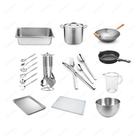 Solution Complète Plat à Chauffer Set Buffet Présentoir Alimentaire Chauffandise Meuble de Buffet Table Équipement de Buffet