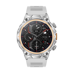 AK81 Smart Watch BT Call Health Monitoring 1.46" Round Screen IP68 <b>Waterproof</b> Men Outdoor Sports Smart Watch with Flashlight - Product Image 3