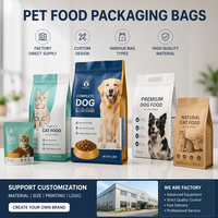 Sachet Doypack Personnalisé à Fermeture Éclair Refermable pour Aliments pour Animaux, Impression Numérique, Faible MOQ, Qualité Alimentaire, pour Chiens et Chats, Petites Séries, Échantillon de Nourriture pour Animaux