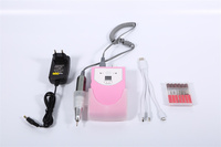 Perceuse à ongles électrique en acrylique sans fil, lime rechargeable, vernis à ongles en acier inoxydable EU CE ROHS FCC 25W