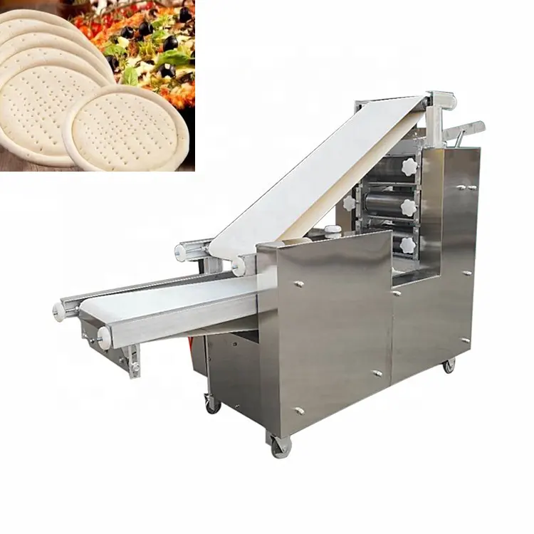 Pizza crosta creatore/automatico farina tortilla macchina/pizza di base che fa la macchina