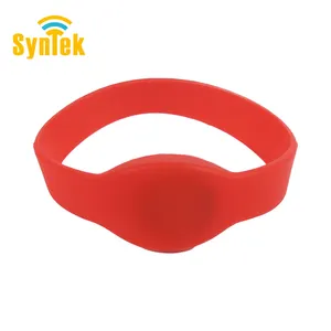 Waterproof Access Control 13.56Mhz RFID Wristband NFC Bracelet Reusable Bracelet